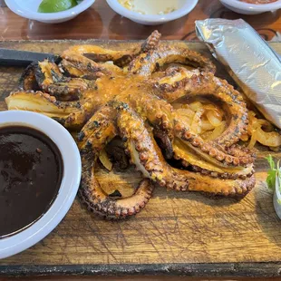 Grilled octopus