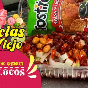 a meal in a plastic container