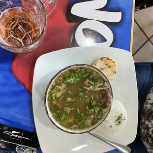 soup and bread