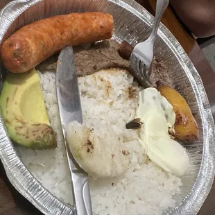 Bandeja Paisa with a side of Cockroach