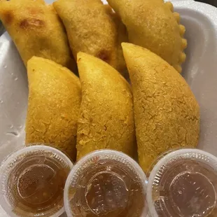 Empanadas chicken and beef