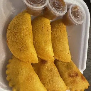 Empanadas chicken and beef