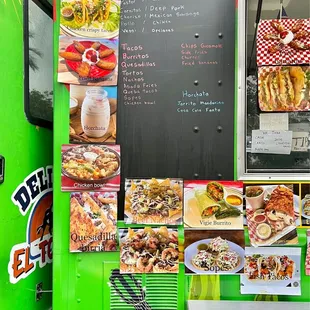 Menu as of May 2023.