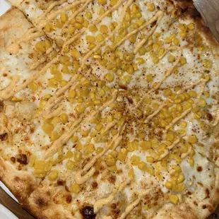 Esquite pizza sooooo good