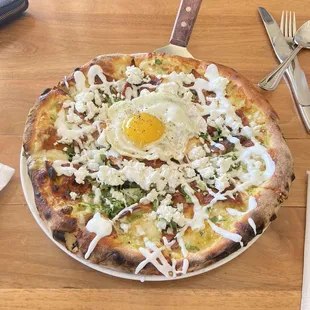 Chilaquiles pizza!