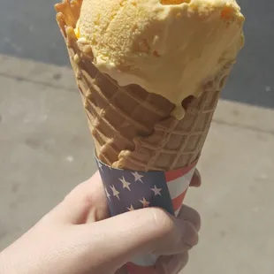 Elote ice cream - que delicioso.