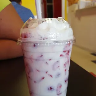 Fresas con crema