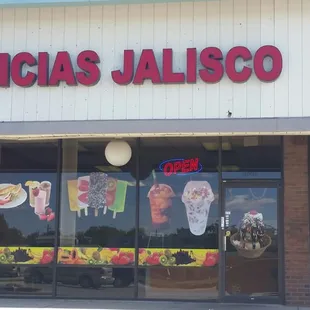 Delicias Jalisco on Georgetown Rd in strip mall behind Saigion.