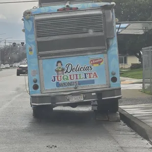 Truck parked on alum rock