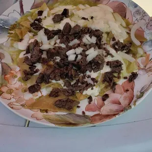 Chilaquiles verdes 2/5