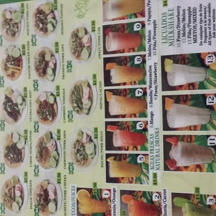 Taco menu 2