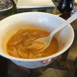 Hot soup
