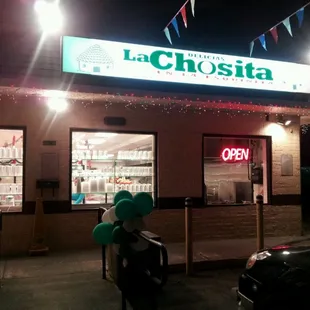 Front of restaurant
