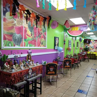 Inside store La Michoacana