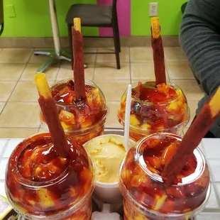 Mangonadas 100% Mango fruta Natural