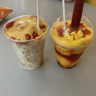 Mangollada and esquite