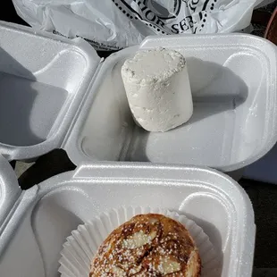 Almond pastry &amp; Goat Cheese... now &amp; later