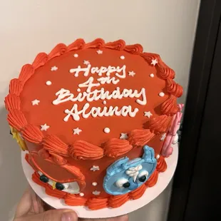 6&quot; Mixed Fruit Cake, Mini Force Theme, tooooo cute to eat!