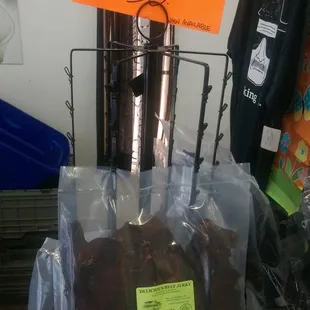 Red chile beef jerky