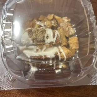 Peach cobbler pound cake