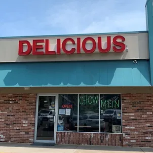 the front of a restaurant