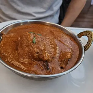 Fish tikka masala. Must get! Assuming it's made exactly like it was today.