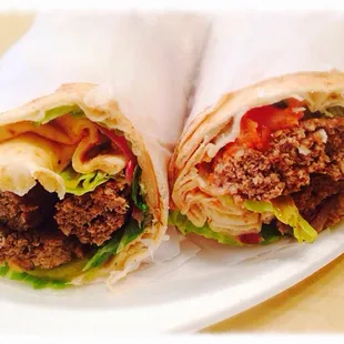 Kabab sandwich wraps