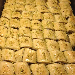 Freshly baked Baqlava