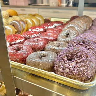 a variety of doughnuts