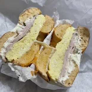 Bagel Turkey Sandwich