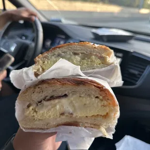 Bacon &amp; Egg croissant sandwich