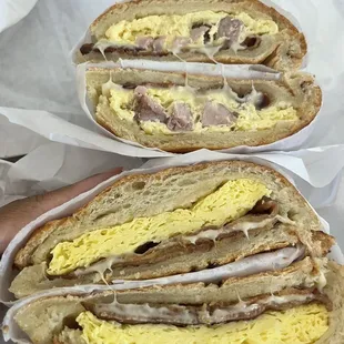 croissant bacon egg and cheese