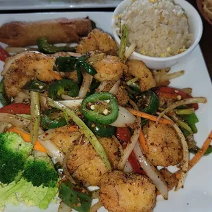 Salt and pepper crispy shrimp. Excellent.