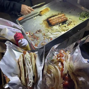 $6 bacon-wrapped hot dogs @ 2 AM