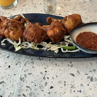 Chicken Lollipops  Amazing, perfectly cooked.