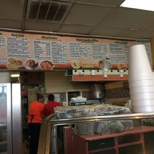 menus and prices