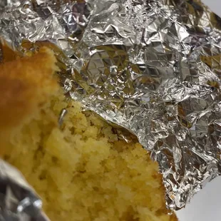 Corn Bread (with a metal nail inside)