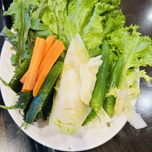 Vegetable Wraps (comes with BBQ combo)!!