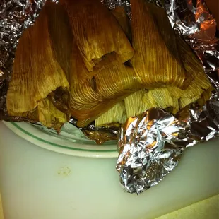 Dozen pork tamales