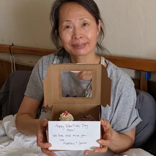 Valentines surprise cupcake order for my MIL