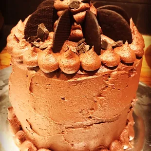 Chocolate Cold Brew 3 layer cake