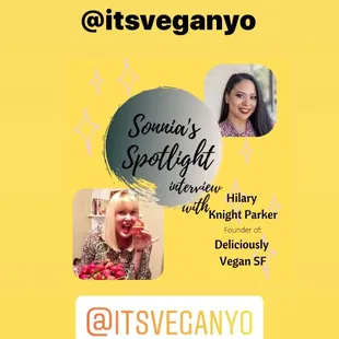 Featured interview on YouTube Sonnia's Spotlight