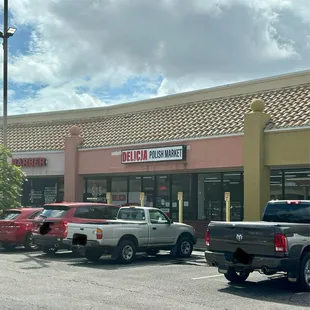 From the parking lot