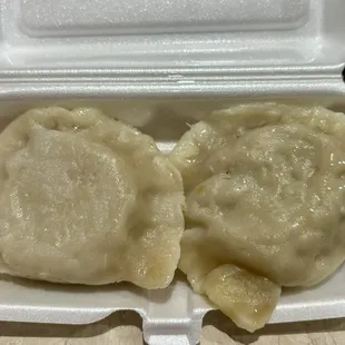 Meat &amp; Mushroom with Sauerkraut Pierogies - yummy!