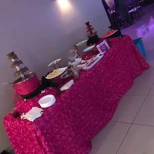 Beautiful set up. Almost set up.