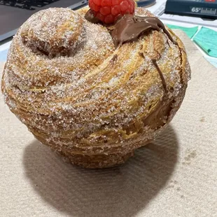Nutella cruffin