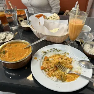 Delicious food , vegetarian Indian food