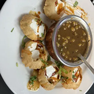 Dahi Poori Gol-Gappe Chaat