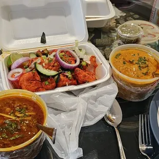 Channa Masala, Chicken Tikka, Coconut Chicken . It was SO GOOD!!
