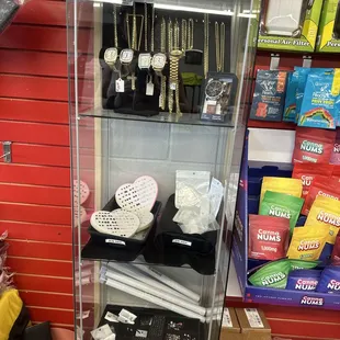 Costume jewelry, body jewelry, earrings and more.